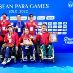Đoàn thể Việt Nam đứng thứ 3 chung cuộc và phá 16 kỷ lục tại ASEAN Para Games 2022