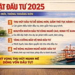 Sớm đưa Luật đầu tư 2025 đi vào cuộc sống