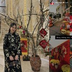 Mai Ngọc hé lộ không gian trang trí Tết sang chảnh ở dinh thự nhà chồng